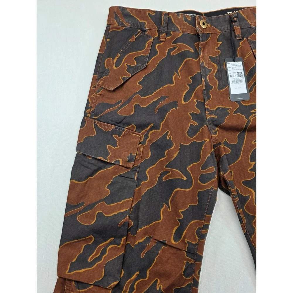 G‑Star‎ RAW 3301 Cargo Pants 31x32 Rodeo Island Camo Ripstop NWT $210 Straight